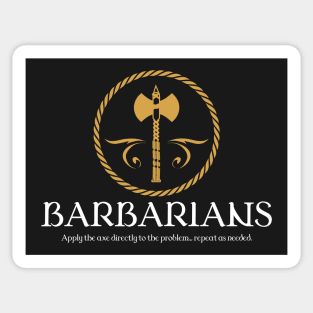 Barbarians Barbarian Tabletop RPG Addict Sticker